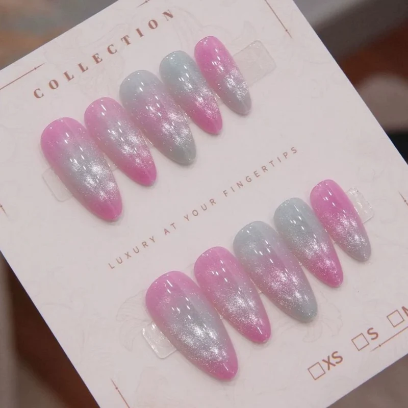 Ombre Stiletto Press-On Nägel