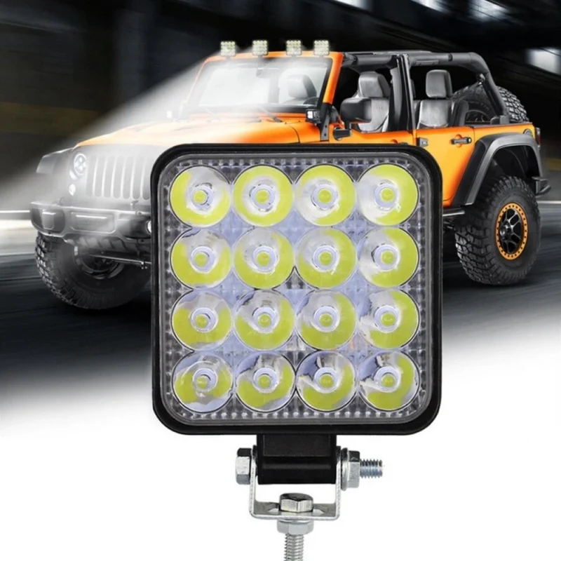 4x LED Arbeitsscheinwerfer KFZ Scheinwerfer Beleuchtung LED