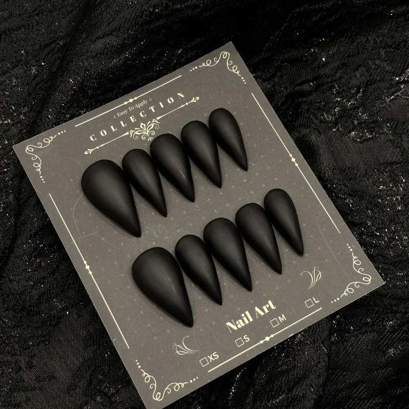 Mattes Stiletto Press-On Nagelset