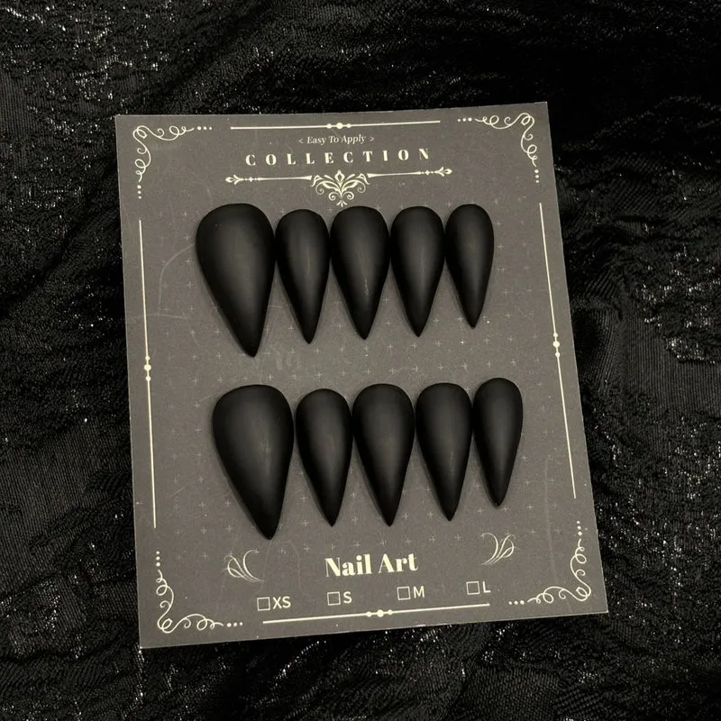 Mattes Stiletto Press-On Nagelset