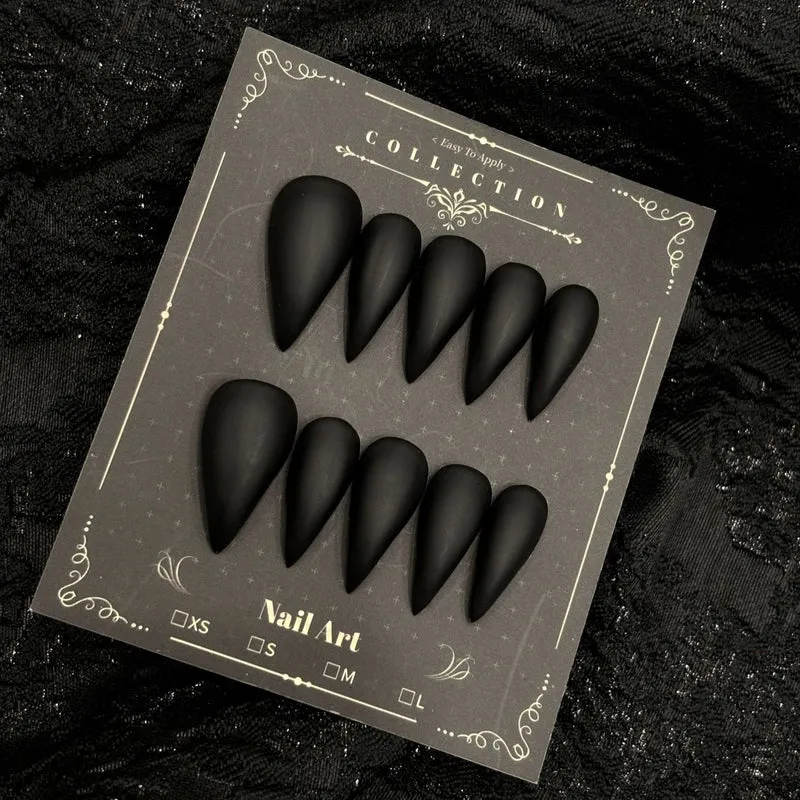 Mattes Stiletto Press-On Nagelset