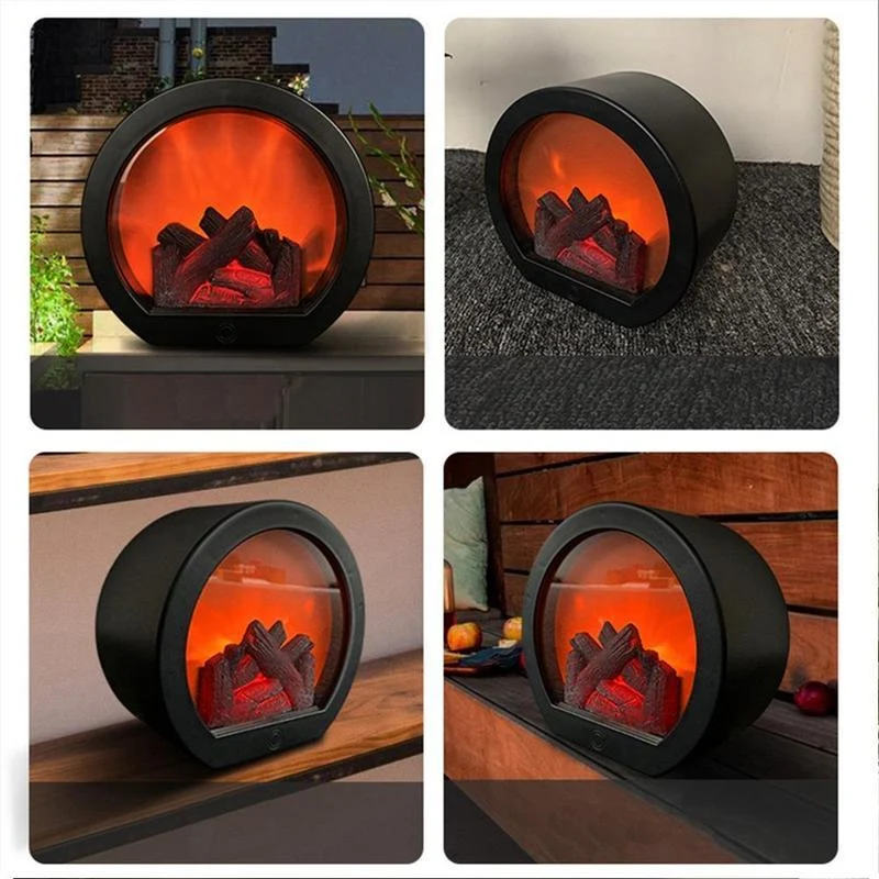 🥰Zeitlich begrenzte kostenlose Lieferung✨ LED-Kaminlaterne – Flammenlos & Gemütlich