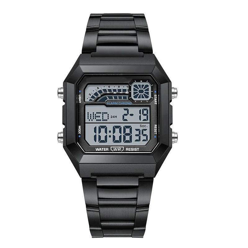 ⌚ 50% RABATT! ⏱️ Unisex-Digitaluhr mit Quadratischem Display – Leuchtanzeige, 50M Wasserdicht & Leichter Haltbarer Armband 🌙