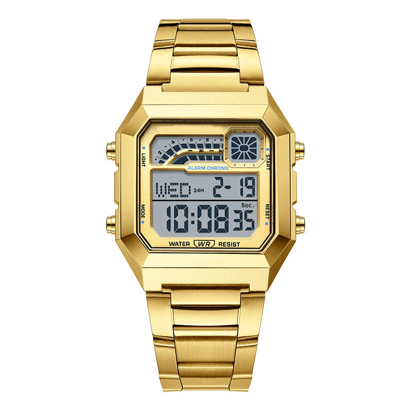⌚ 50% RABATT! ⏱️ Unisex-Digitaluhr mit Quadratischem Display – Leuchtanzeige, 50M Wasserdicht & Leichter Haltbarer Armband 🌙