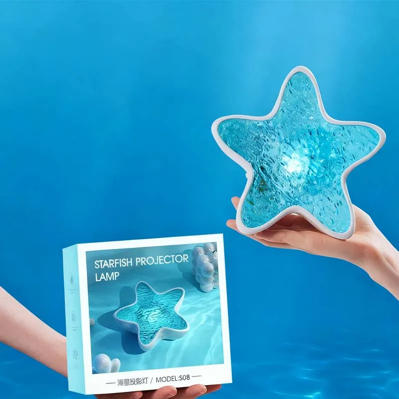 🔥Solange der Vorrat reicht 50 % Rabatt!🌊 Ozean-Wellen-Projektor in Seestern-Form