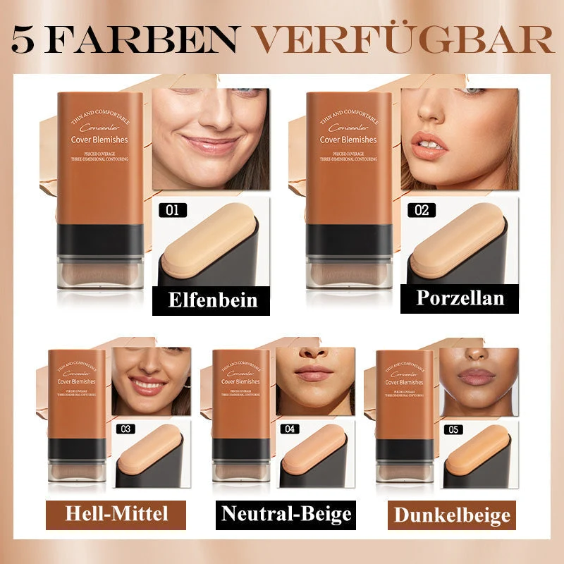 💦✨ Feuchtigkeitsspendender Foundation-Stick mit Pinsel – leichter Teint & strahlender Glow in einem! 🌿💫 Perfekt für natürliche, langanhaltende Deckung und pflegende Frische. Ideal unterwegs!