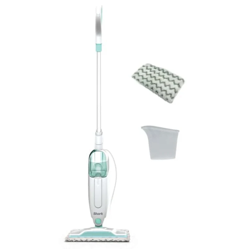 Shark Classic Steam Mop - Weiß & Mint Grün | S1000UK