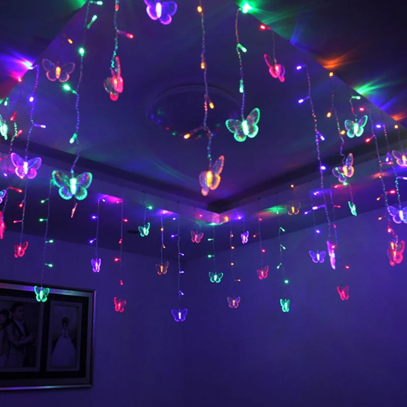 Skanto | Schmetterling LED-Lichtervorhang
