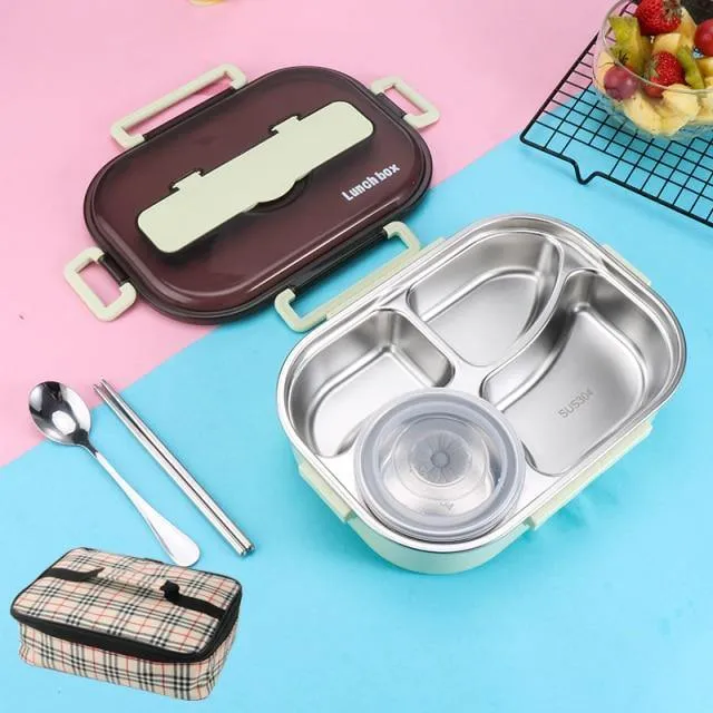 Skanto | Auslaufsichere Lunchbox aus Edelstahl