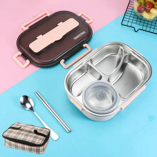 Skanto | Auslaufsichere Lunchbox aus Edelstahl