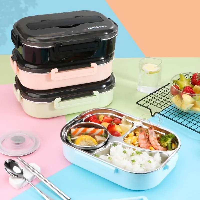Skanto | Auslaufsichere Lunchbox aus Edelstahl