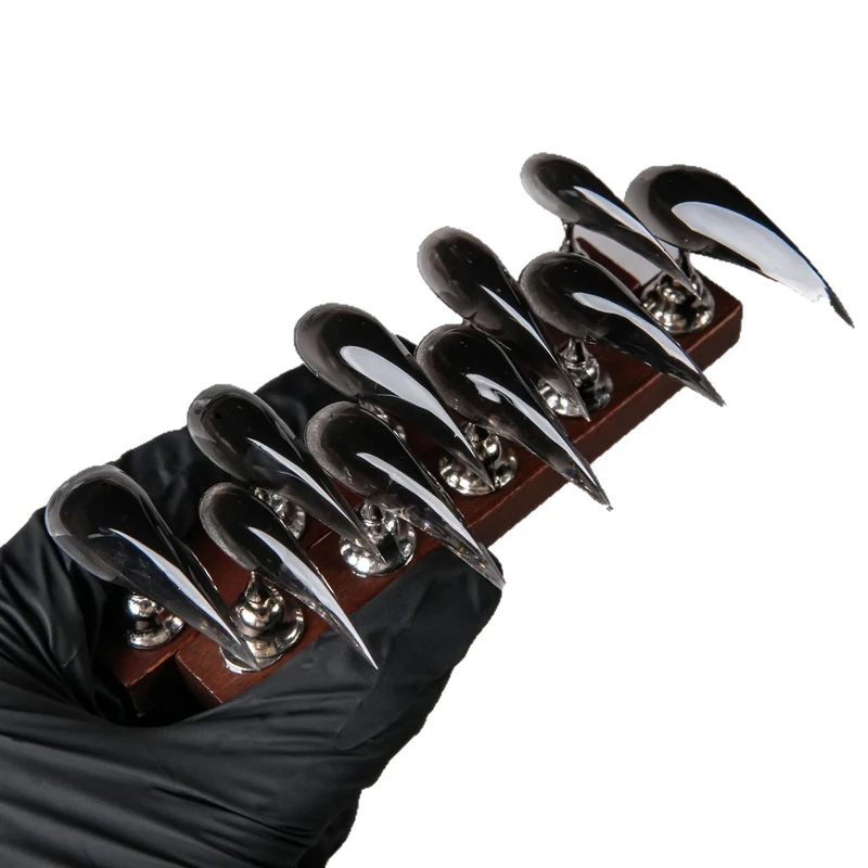 Gothic Stiletto Press-On Nägel
