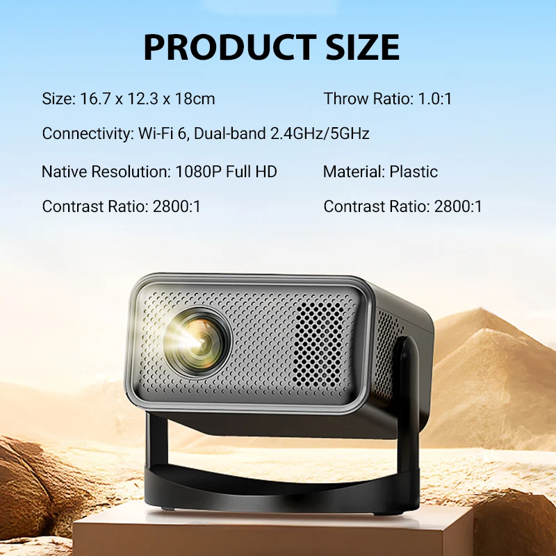 Smart Full HD Projektor mit automatischem Fokus