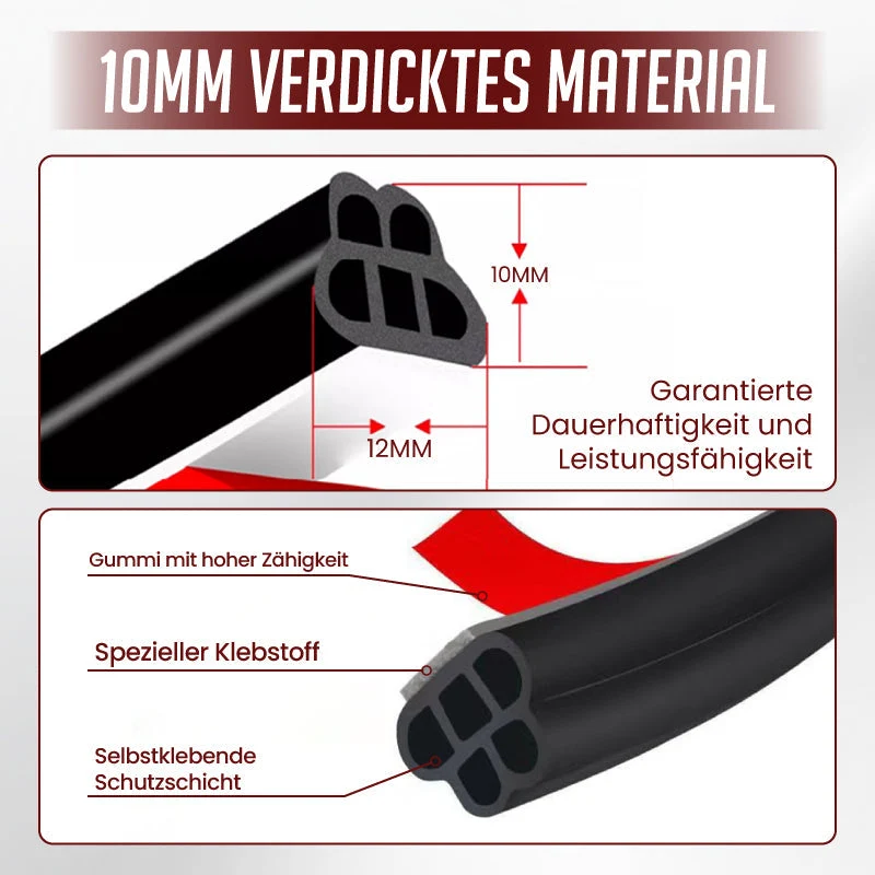 ⏳Limitiertes 50 % Rabatt⏰Staubdichtes Gummi-Dichtungsband für Auto 🛡️