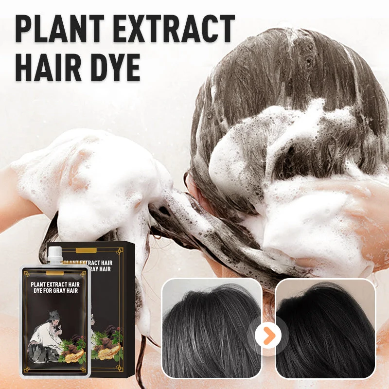 🔥🥰Haarfärbemittel mit Pflanzenextrakten für graues Haar