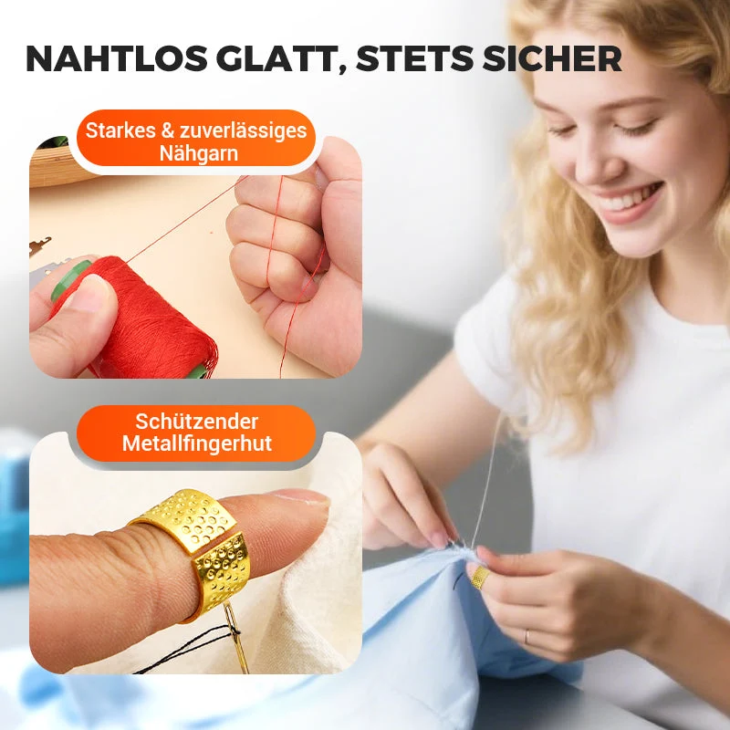🧵✨Komplettes Näh-Set mit 37 Teilen – Organisiert, tragbar, perfekt für Notfälle & kreative Ideen! ✨️✨️ Ideal für Anfänger, Familien und Reisen – Jetzt vorbereitet sein!