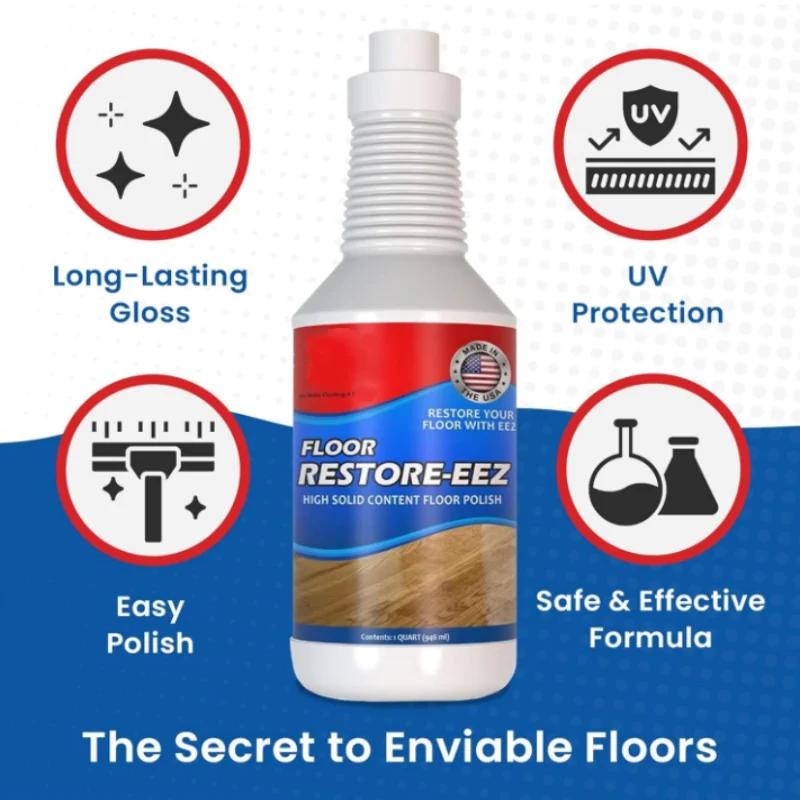 ✨ KAUFE 5, ERHALTE 5 GRATIS! 🏠 Ultimativer Bodenrenovierer & Poliermittel – Lang anhaltender Glanz, Versteckt Kratzer & Einfache Anwendung ✨