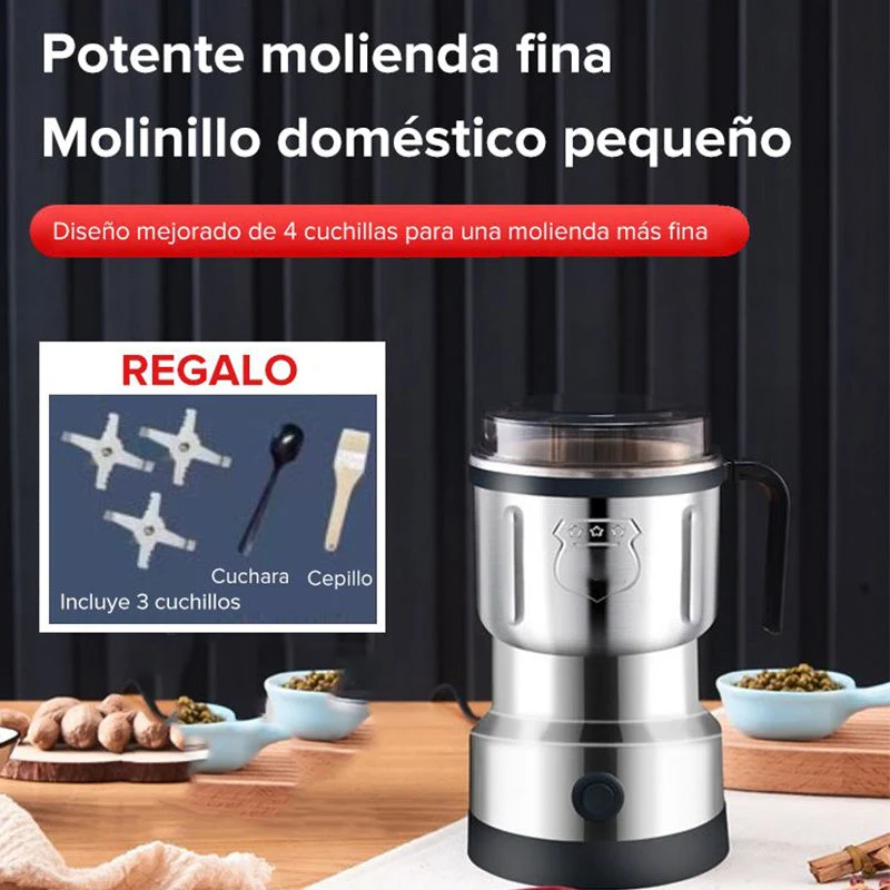 🔥 50% RABATT!⚡Multifunktionale Elektrische Mühle – 💝Für Kaffee, Gewürze & Nüsse, Leistungsstark & Schnell