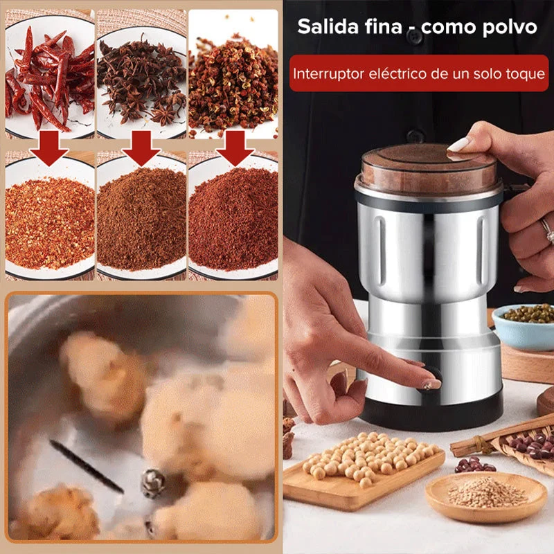 🔥 50% RABATT!⚡Multifunktionale Elektrische Mühle – 💝Für Kaffee, Gewürze & Nüsse, Leistungsstark & Schnell