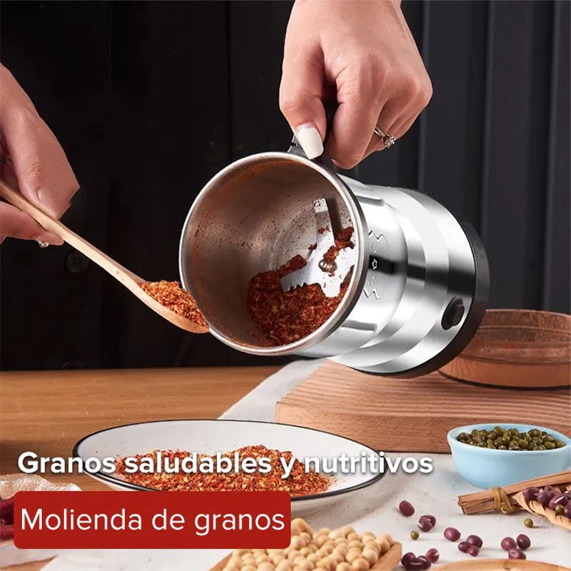🔥 50% RABATT!⚡Multifunktionale Elektrische Mühle – 💝Für Kaffee, Gewürze & Nüsse, Leistungsstark & Schnell