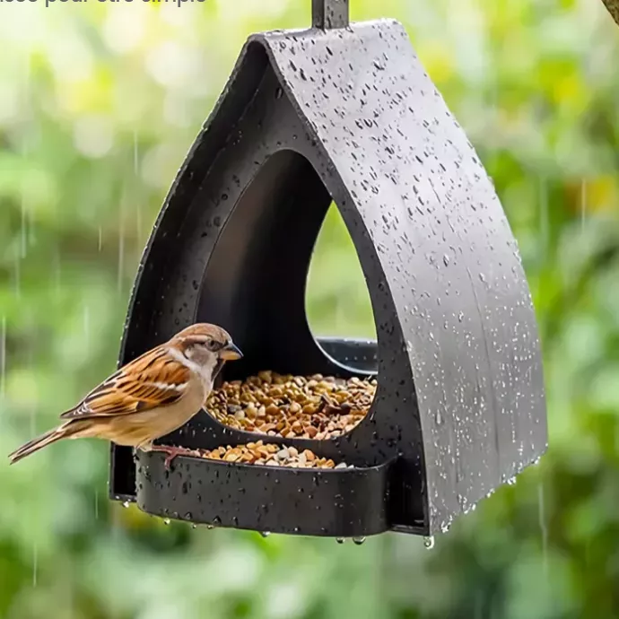 🐦 60% RABATT! 🌿 Aufhängbarer Vogelfutterspender mit Dach – Wetterschutz, Leicht zu befüllen & Hält Eichhörnchen fern 🌳
