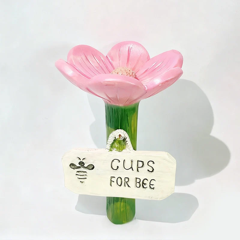🌿🌸 Keramische Bienentränke in Blütenform💦🐝Praktischer Wasserspender für Bienen, wetterfest & nachhaltig – schonend für Insekten!