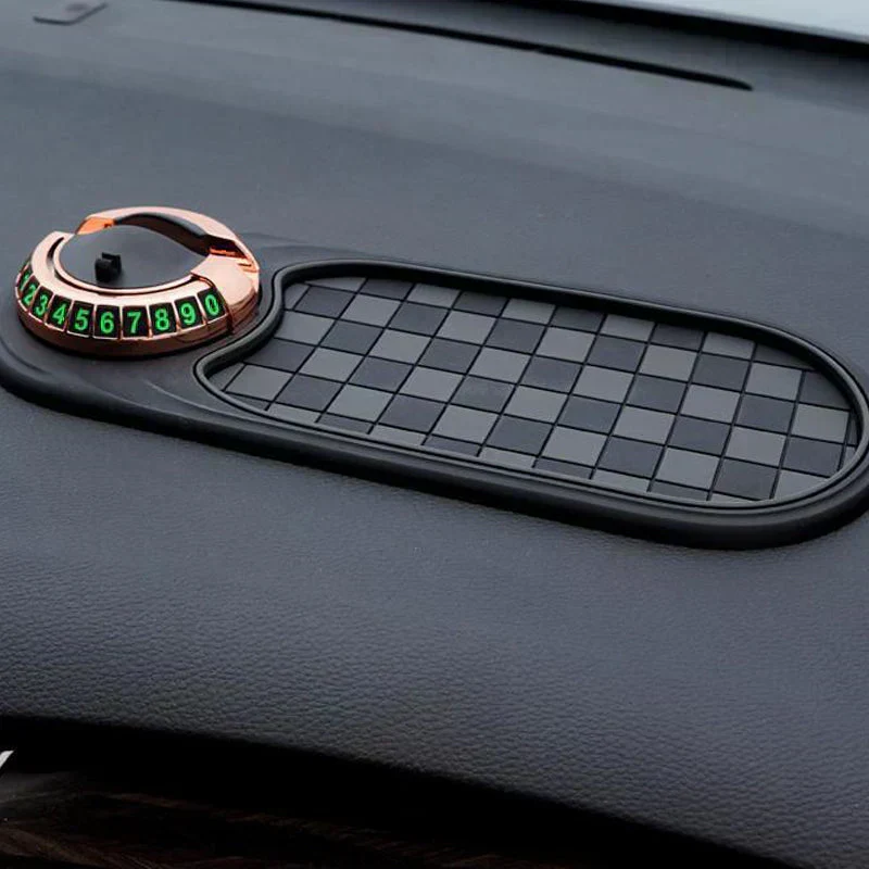 🚗📱 Vielseitiger Auto-Handyhalter mit Anti-Rutsch-Matte – Sichere Navigation & optimale Griffigkeit für jede Fahrt! 🔥✨