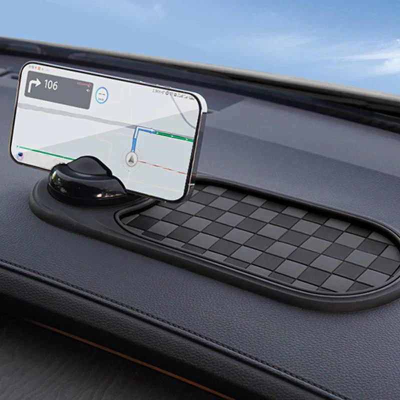 🚗📱 Vielseitiger Auto-Handyhalter mit Anti-Rutsch-Matte – Sichere Navigation & optimale Griffigkeit für jede Fahrt! 🔥✨