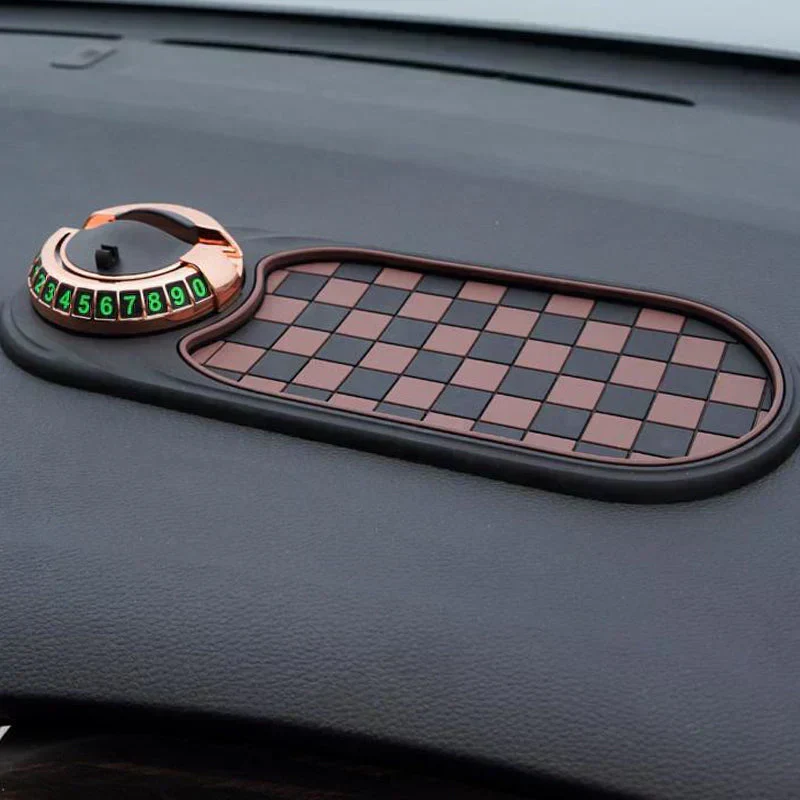 🚗📱 Vielseitiger Auto-Handyhalter mit Anti-Rutsch-Matte – Sichere Navigation & optimale Griffigkeit für jede Fahrt! 🔥✨