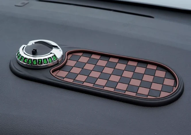 🚗📱 Vielseitiger Auto-Handyhalter mit Anti-Rutsch-Matte – Sichere Navigation & optimale Griffigkeit für jede Fahrt! 🔥✨
