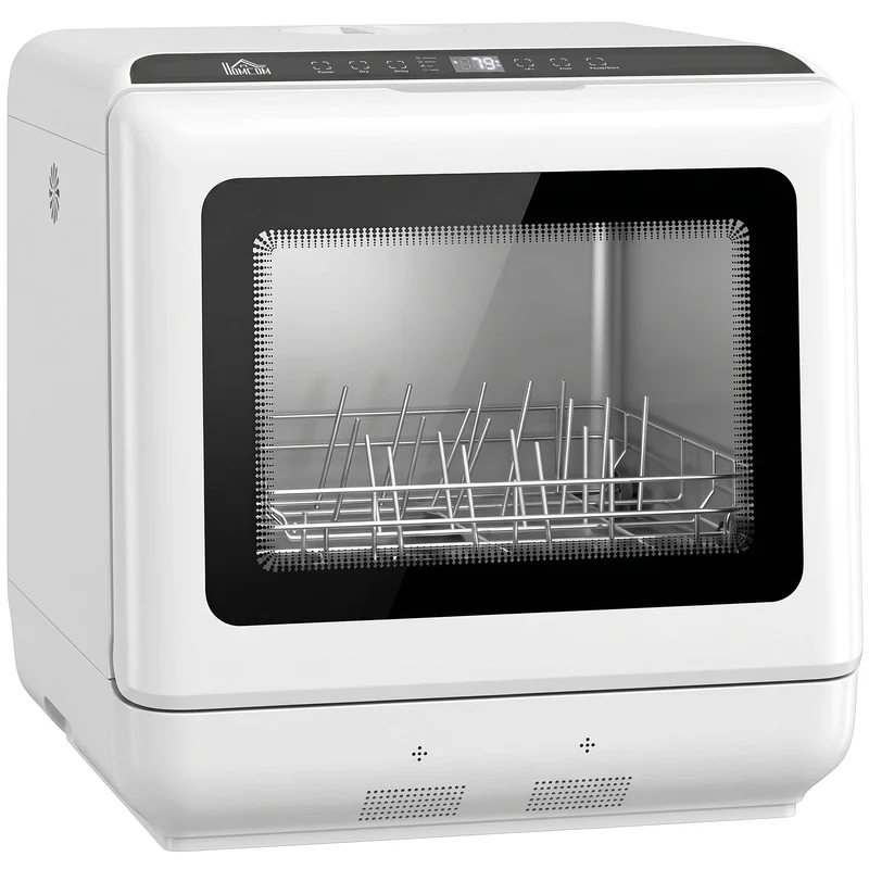 Countertop Dishwasher with 1.6 Gal Tank, 5 Programs & Air-Dry for Apartments & RVs