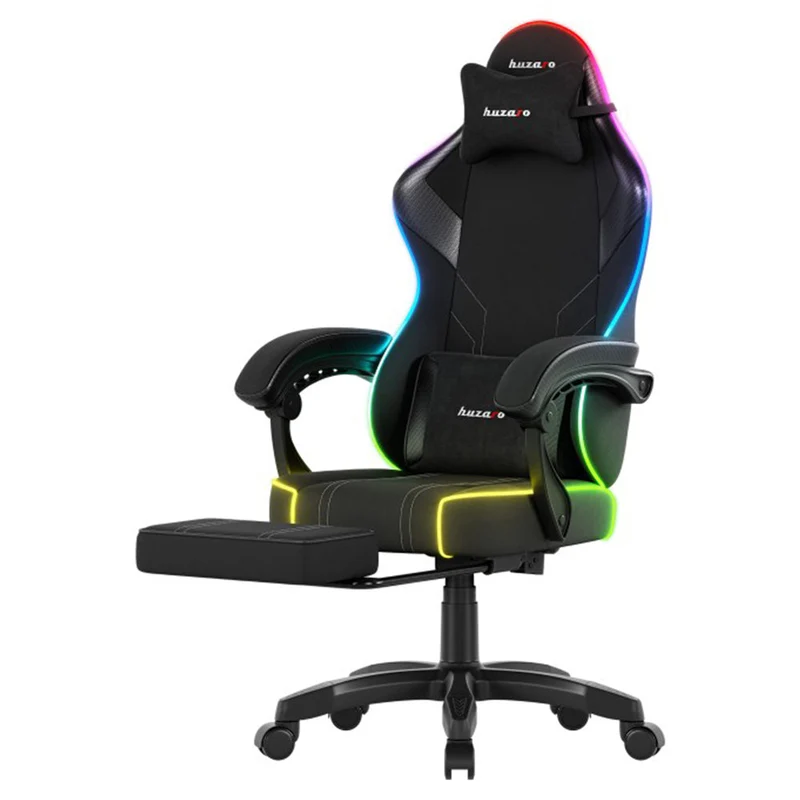 Huzaro Force 3.7 RGB Gaming-Stuhl - Schwarz | HUZARO-FORCE-3-BK