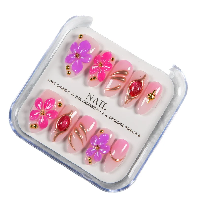 Blumen Nagelkunst Set