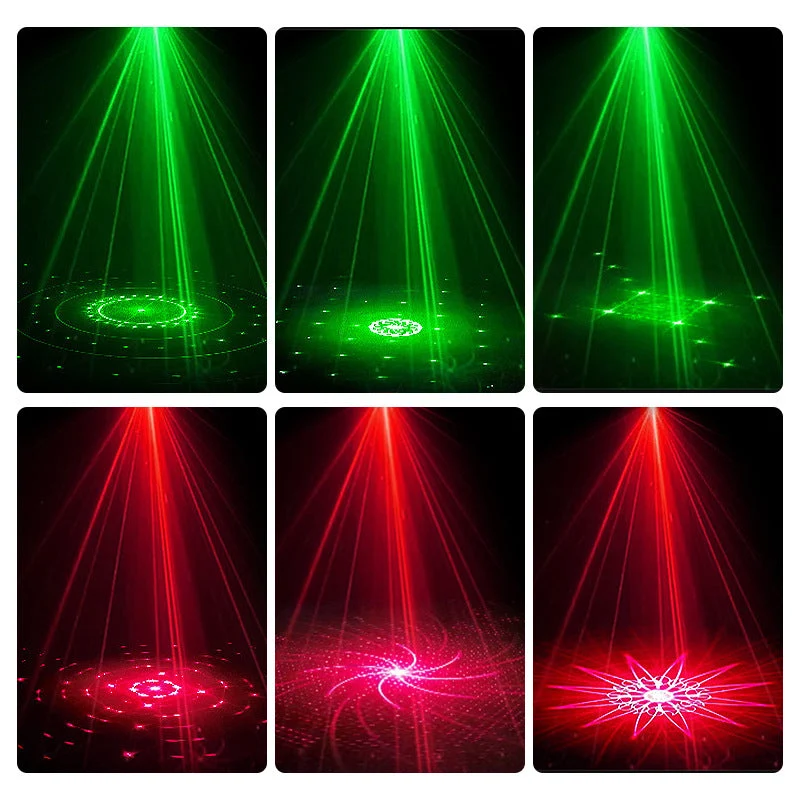 📢📢70 % Rabatt!! ⏰DJ Laser Party Light mit 7 Beleuchtungsmodi und Fernbedienung