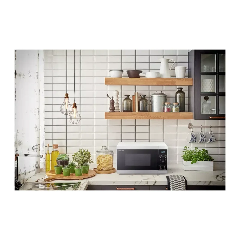 Sharp 20L freistehend Mikrowelle - Silber | YC-MS02U-S