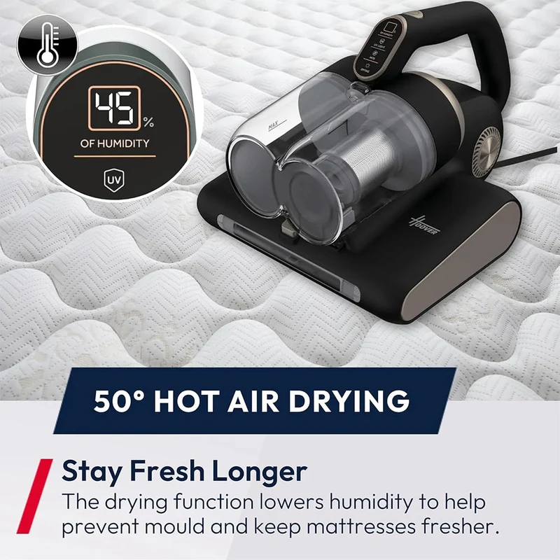 Hoover 4-in-1 Corded UV Mattress Handheld Staubsauger - Urban Schwarz | HMC520UV