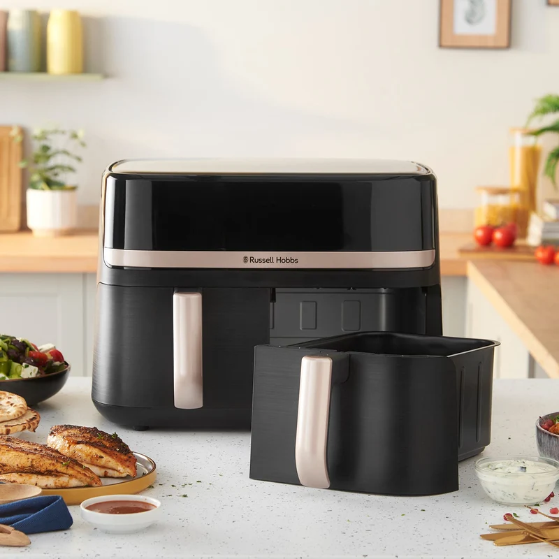 Russell Hobbs Satisfry 9L Dual Basket Heißluftfritteuse - Schwarz | 27680