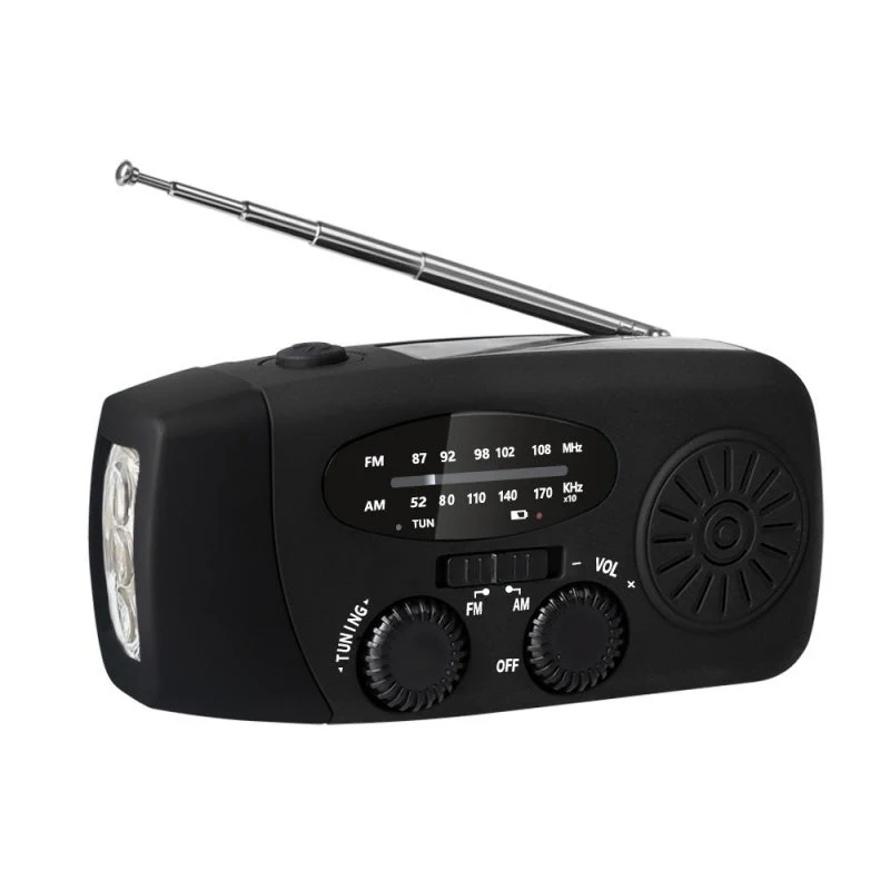 📻 60% RABATT! ☀️ Notfallradio – Solar & Kurbelbetrieb, USB-Ladung, Wetteralarm & Robust für Outdoor/Krise 🔋
