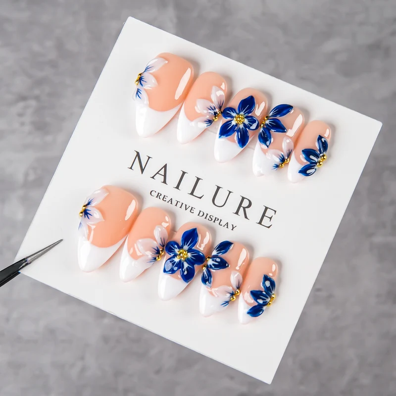 Blumendesign Press-On Nägel