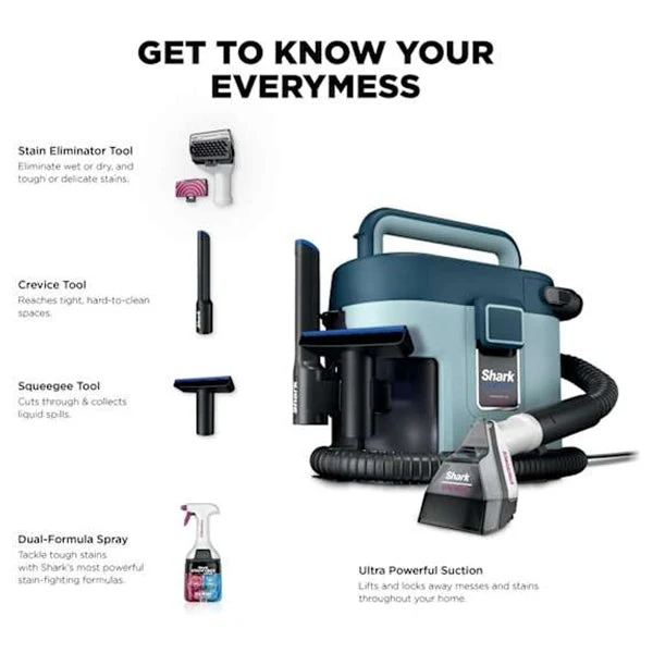 Shark EveryMess 3-in-1 Portable Spot Cleaner - Blau | VX110UK