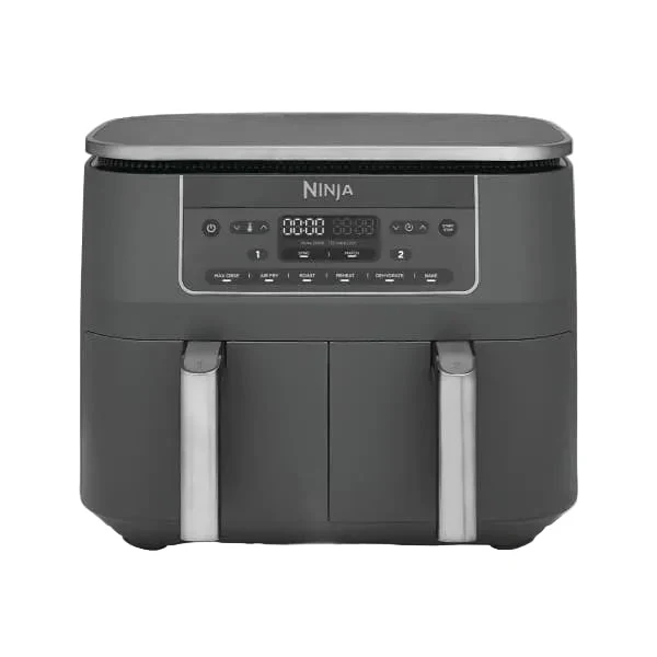 Ninja 6-in-1 Dual Zone 7.6L Heißluftfritteuse - Gun Metal Grau | DZ300UK