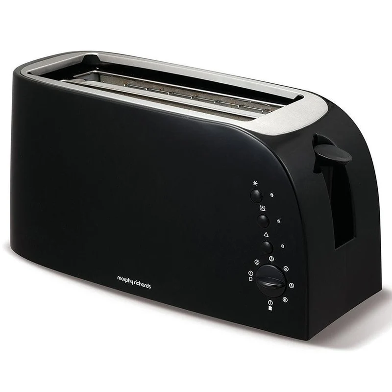 Morphy Richards Essentials 1500W 4 Slice Toaster - Schwarz | 980608