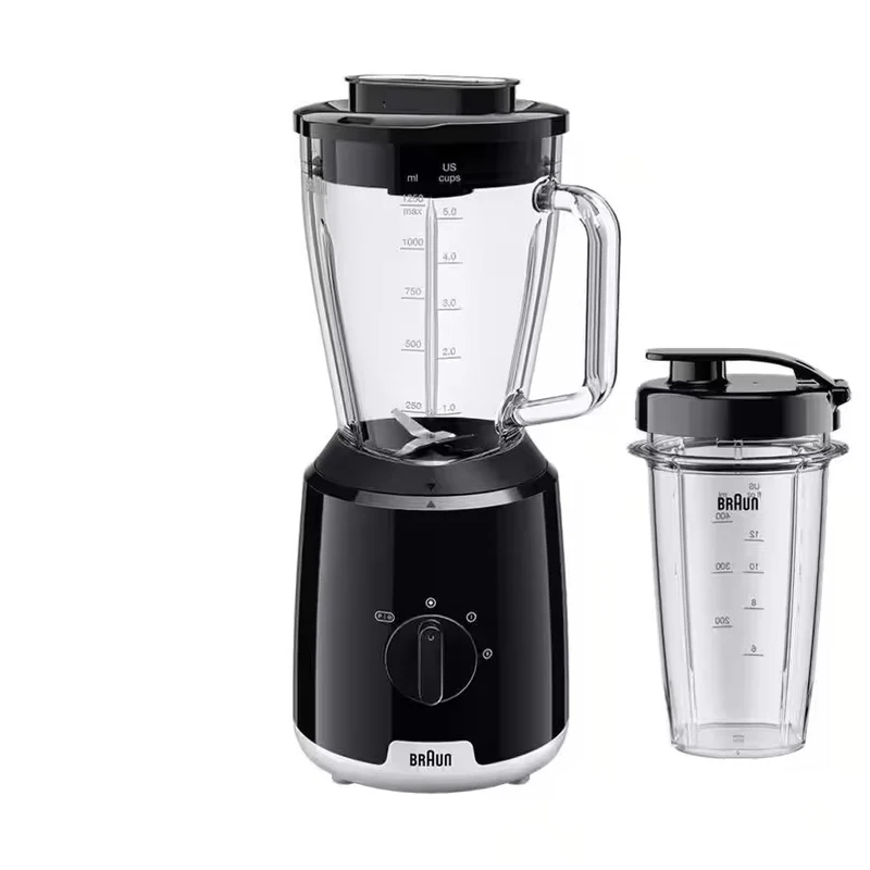 Braun PowerBlend 1 600W Jug Standmixer - Schwarz | JB1051BK