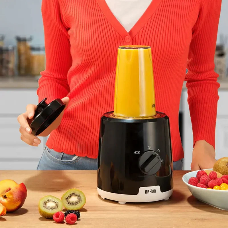 Braun PowerBlend 1 600W Jug Standmixer - Schwarz | JB1051BK
