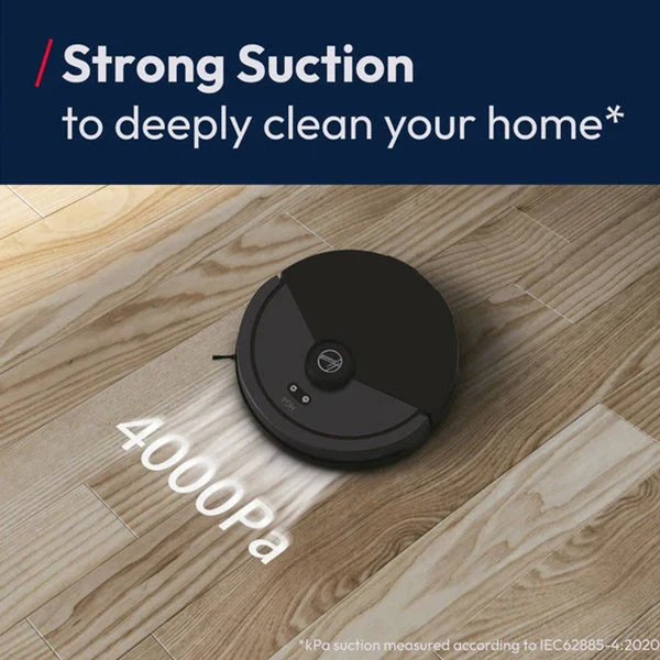 Hoover HG4 Wi-Fi Robot Staubsauger - Iron Grau | HG410D 001