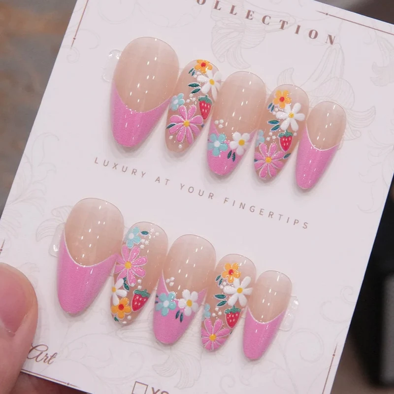 Floral Design Press-On Nagelset