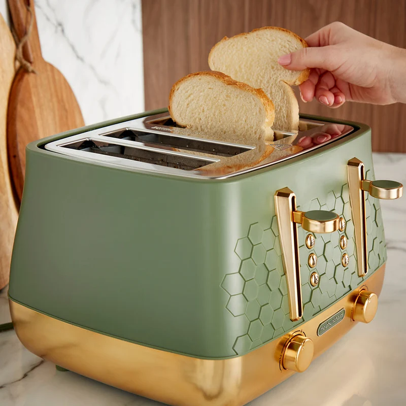 Morphy Richards Cassini 1800W 4 Slice Toaster - Olivine | 243022