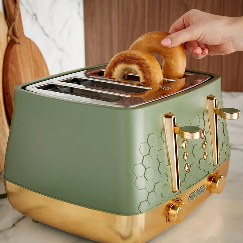 Morphy Richards Cassini 1800W 4 Slice Toaster - Olivine | 243022