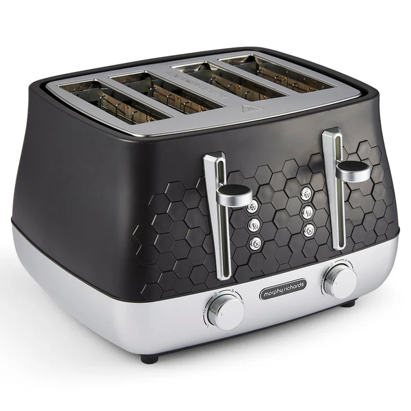 Morphy Richards Cassini 1800W 4 Slice Toaster - Moonless Night | 243020