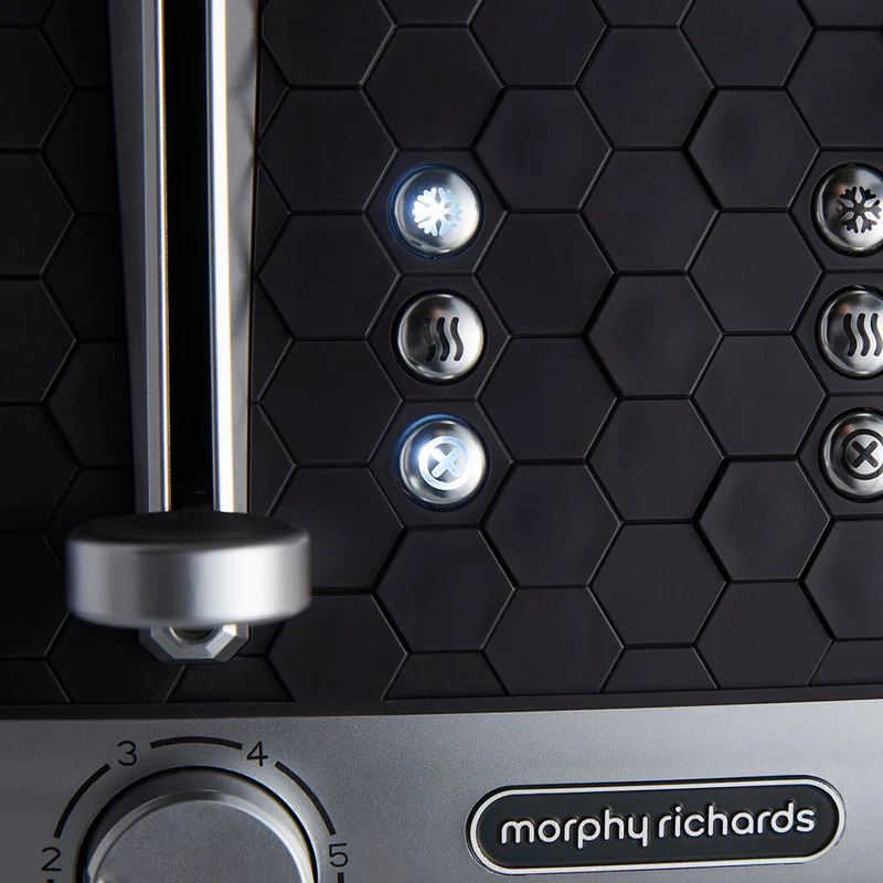 Morphy Richards Cassini 1800W 4 Slice Toaster - Moonless Night | 243020